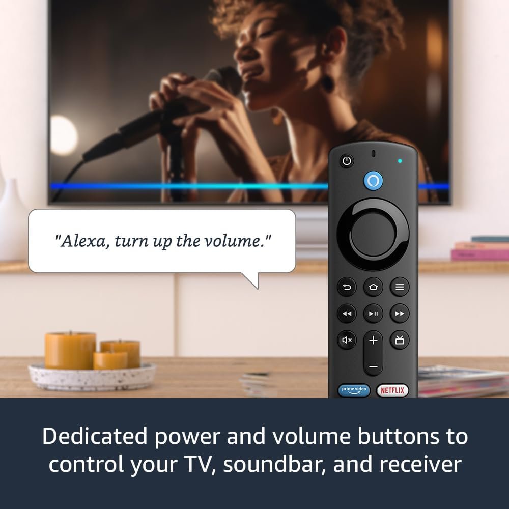 Amazon Fire TV Stick, sharp picture quality, fast streaming, free & live TV, Alexa Voice Remote with TV controls - Image 4